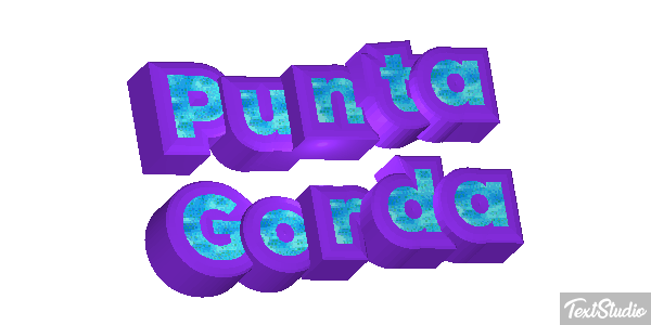Punta Gorda Tekst effect