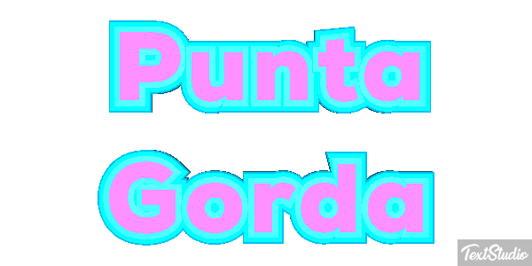 Punta Gorda Tekst effect