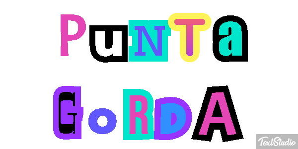 Punta Gorda Tekst effect
