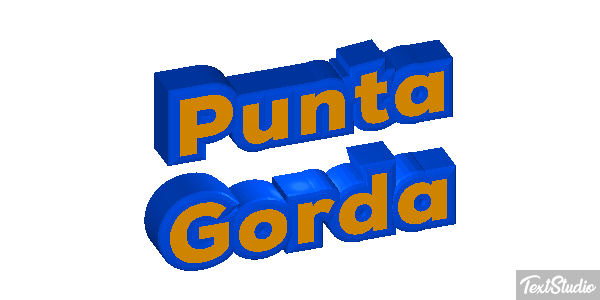 Punta Gorda Tekst effect