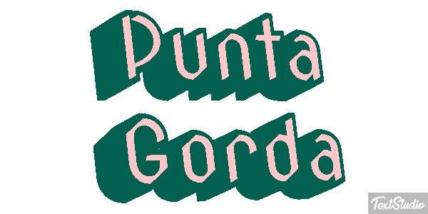 Punta Gorda Tekst effect