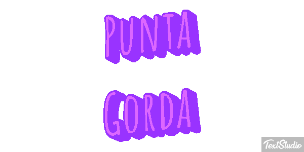 Punta Gorda Tekst effect