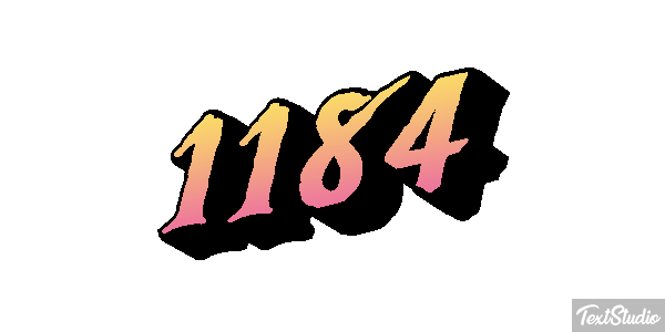 1184 Effetto testo