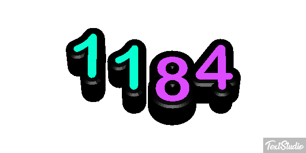 1184 Effetto testo