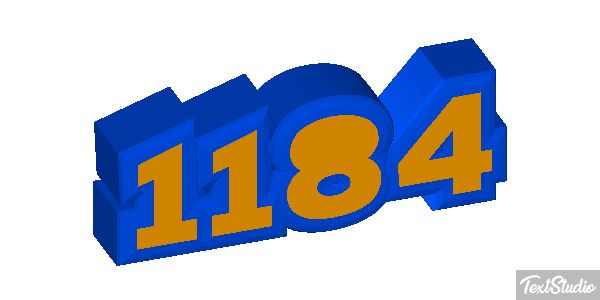 1184 Effetto testo