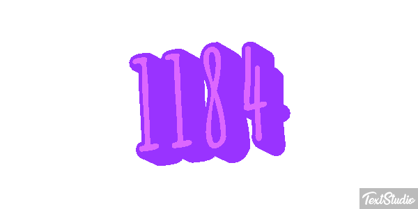 1184 Effetto testo
