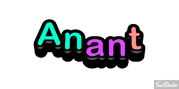Anant Text effect