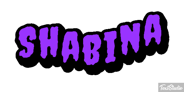 Shabina Text effect