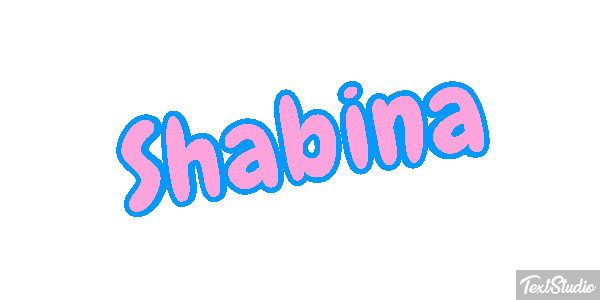 Shabina Text effect