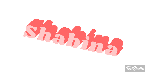 Shabina Text effect