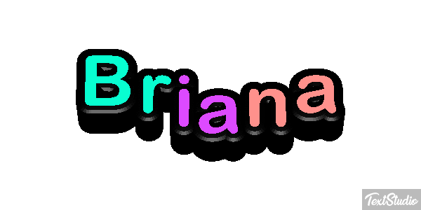 Briana Text effect