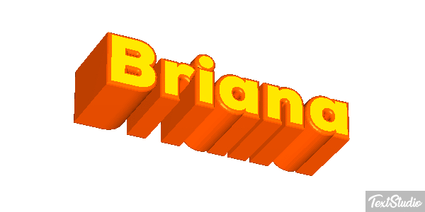 Briana Text effect