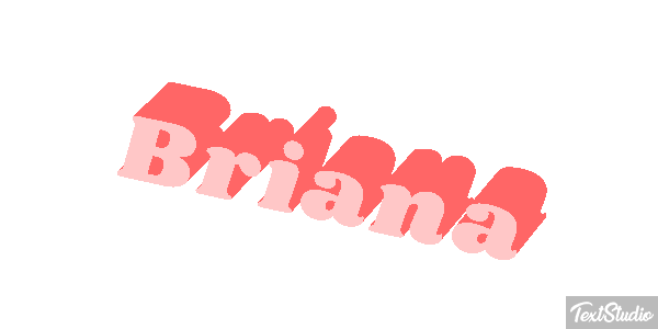 Briana Text effect