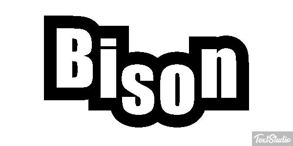 Bison Text effect