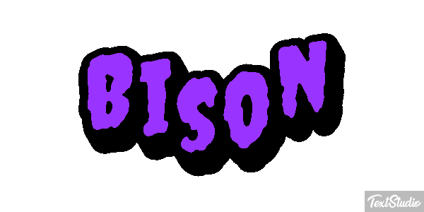 Bison Text effect