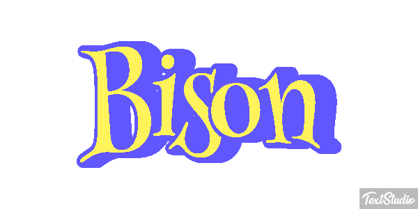 Bison Text effect