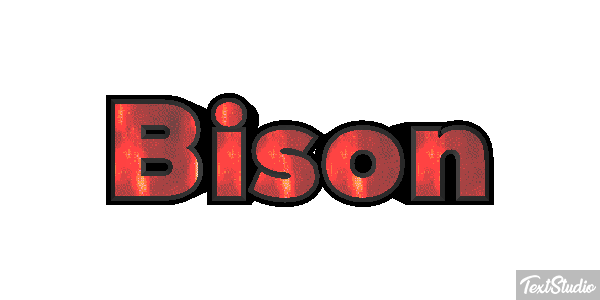 Bison Text effect