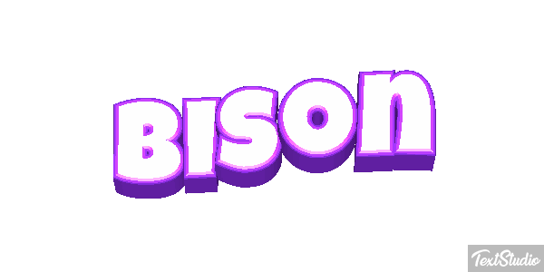 Bison Text effect