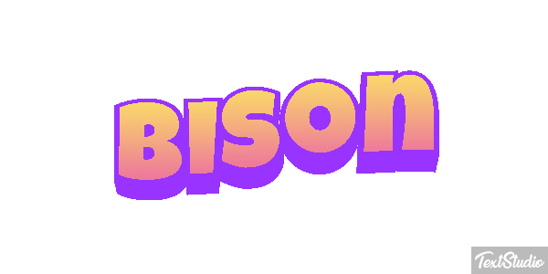Bison Text effect