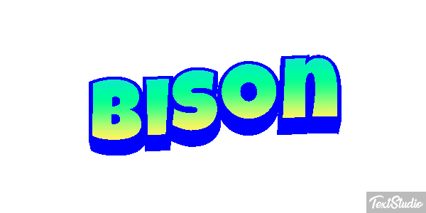 Bison Text effect