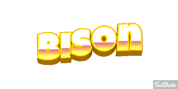 Bison Text effect