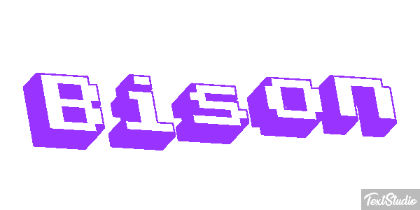 Bison Text effect