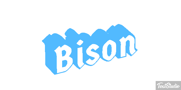 Bison Text effect