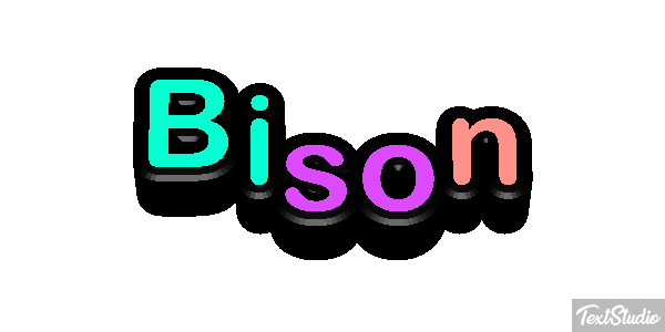 Bison Text effect