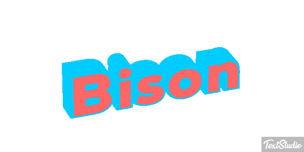 Bison Text effect