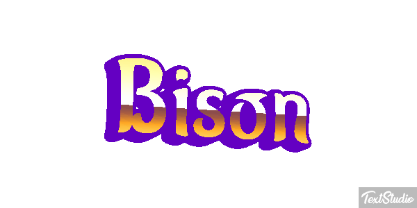 Bison Text effect