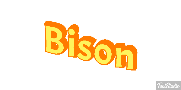 Bison Text effect