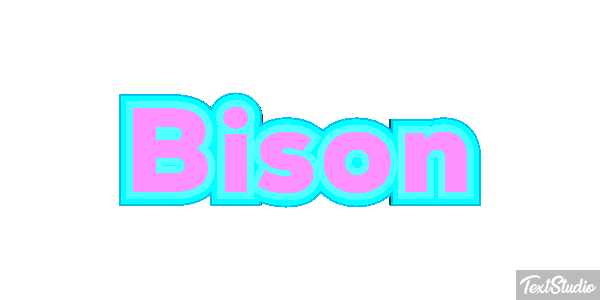 Bison Text effect