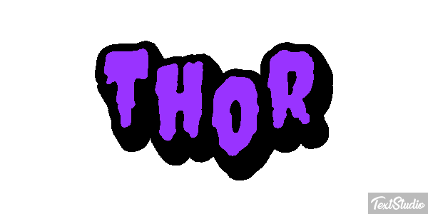 Thor Текстовый эффект