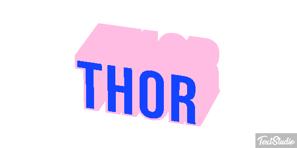 Thor Текстовый эффект
