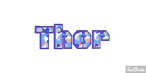 Thor Текстовый эффект