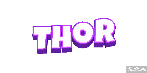 Thor Текстовый эффект