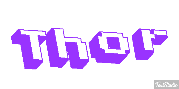 Thor Текстовый эффект