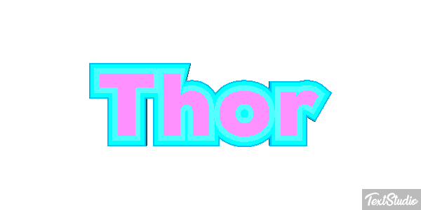 Thor Текстовый эффект