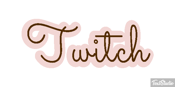 Twitch Efeito do texto