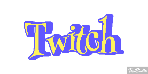 Twitch Efeito do texto