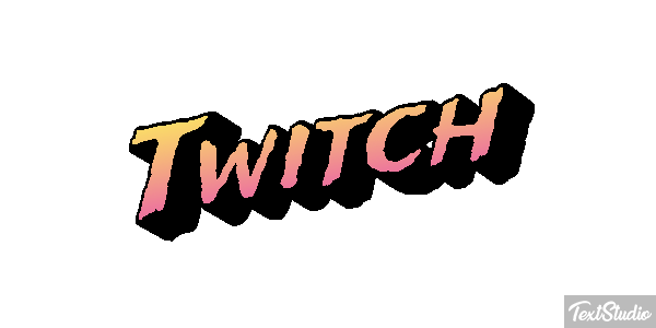 Twitch Efeito do texto