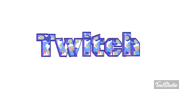Twitch Efeito do texto