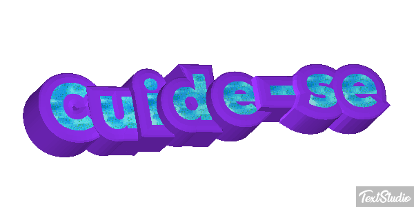 Cuide-se Text effect