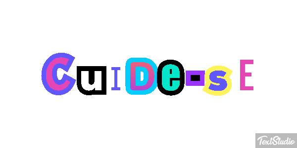 Cuide-se Text effect