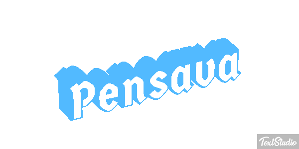 Pensava Текстовый эффект