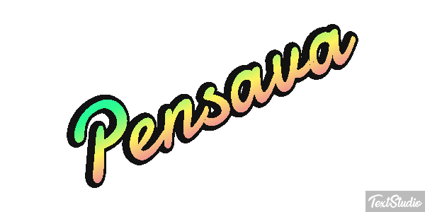 Pensava Текстовый эффект
