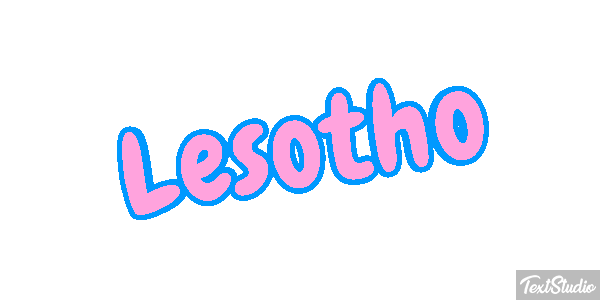 Lesotho Text effect