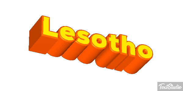 Lesotho Text effect