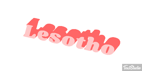 Lesotho Text effect