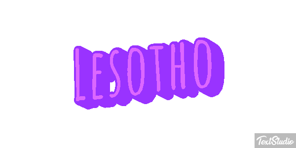 Lesotho Text effect